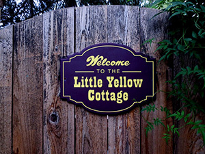 Little Yellow Cottage Gate